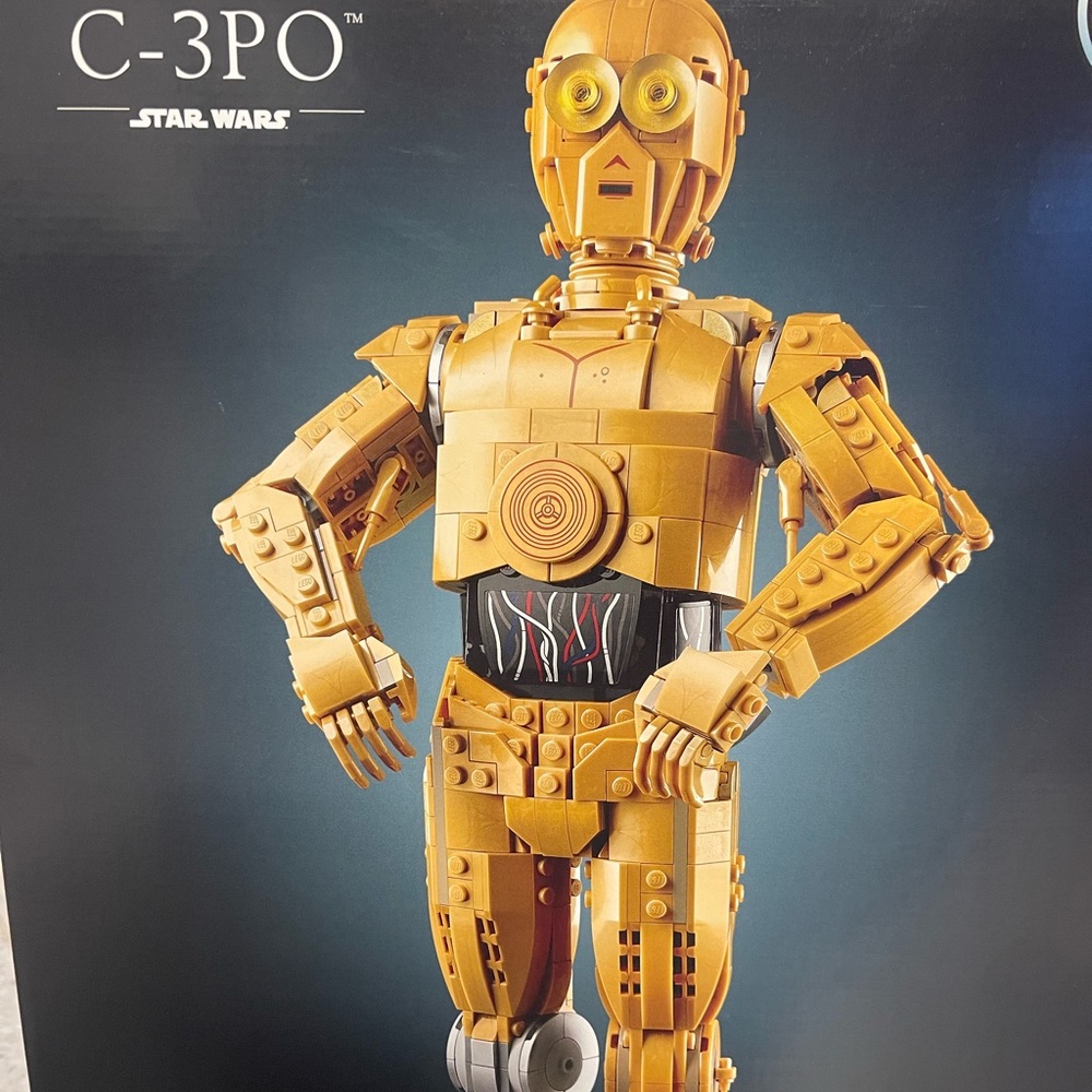 LEGO Star Wars C-3PO Building Set -Gold/Silver 75398 1138Pcs Retired NIB Sealed - Picture 2 of 9